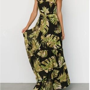 Banana Leaf Max Dress Size Large - never worn
